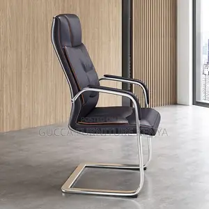 Office Chair: Simple Fixed Waiting Guest Office Furniture