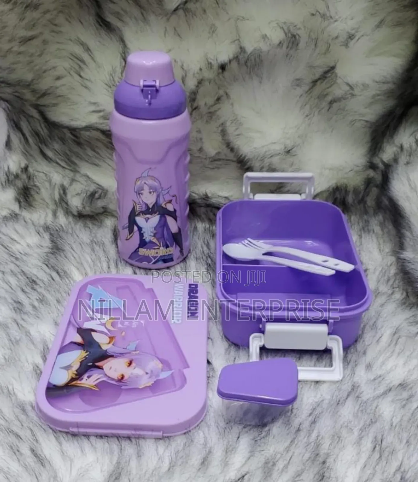 Gift Pack Snack Set Snack Box {1000ml} + Water Bottle {500ml