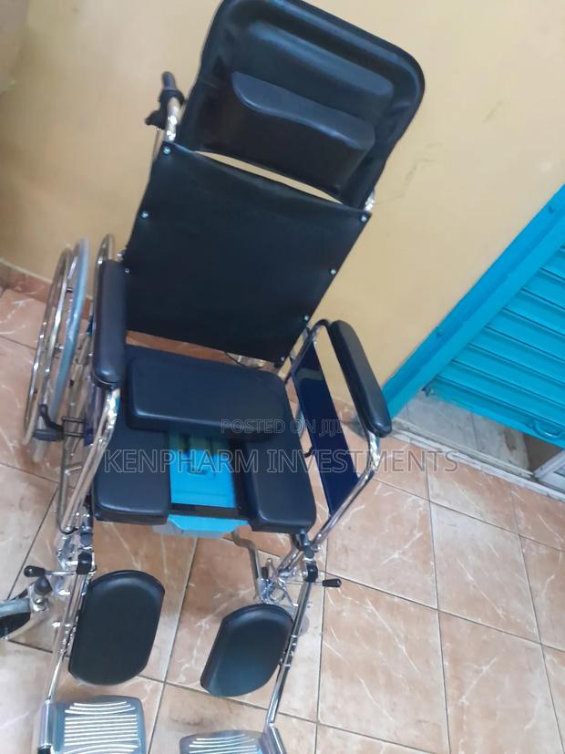 Reclining Wheelchair With Commode Seat; Rc001