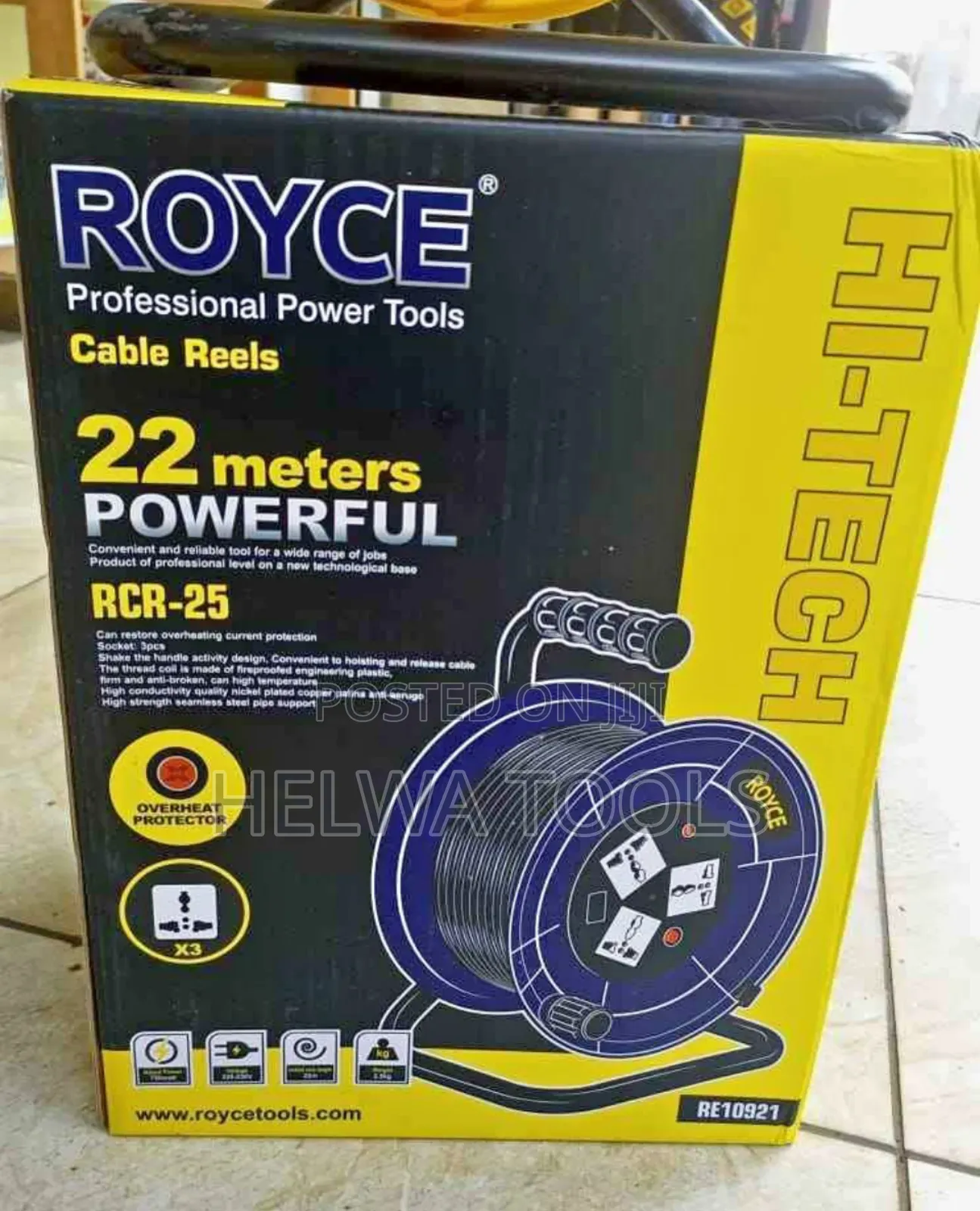 Extension Cable Reel (22meters)