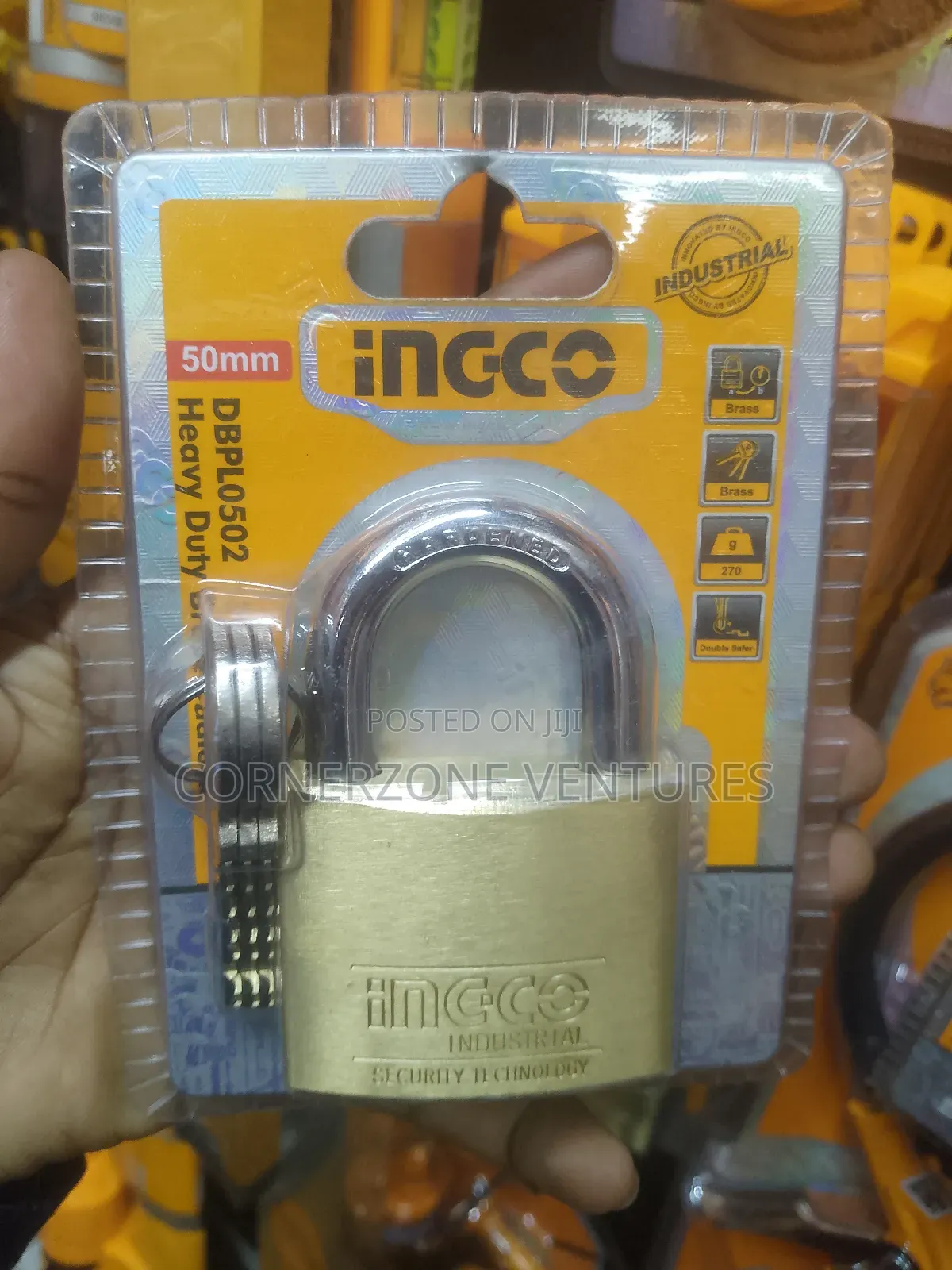 Ingco Heavy Duty Brass Padlock