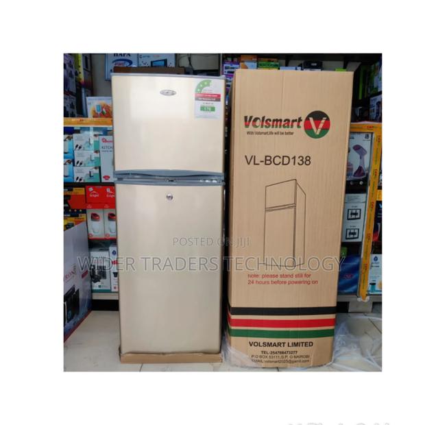 *Volsmart 138litres Double Door Fridge