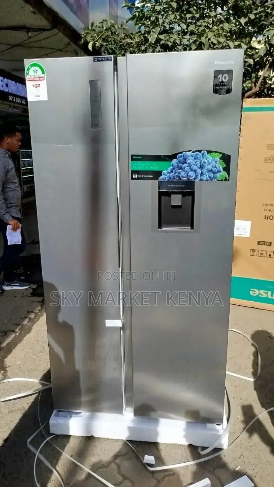 Hisense 518 Liters Ref518dr Side by Side Fridge