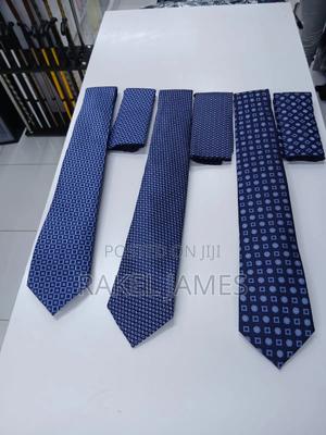 Blue Ties With Pocket Square - thumbnail 2
