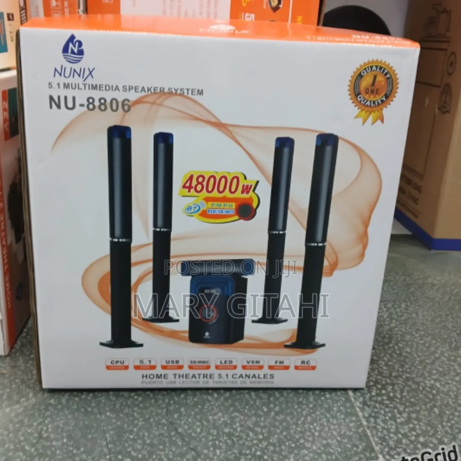 Nunix Multimedia Speaker 5.1 Nu-8806 at 