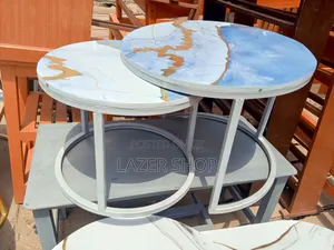 Grey Nesting Coffee Table Set