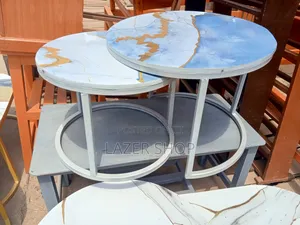 Grey Nesting Coffee Table Set