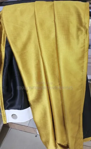 Mustard Heavy Curtains