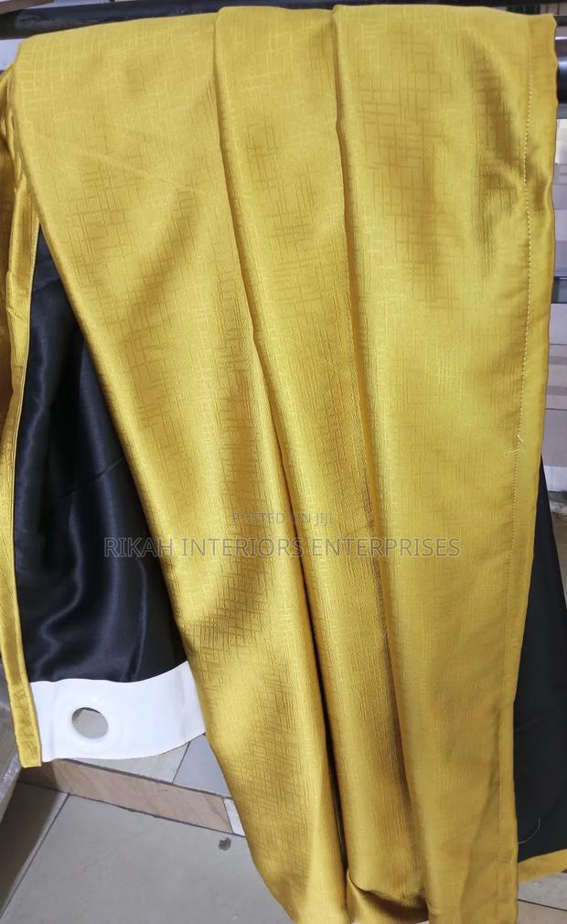 Mustard Heavy Curtains