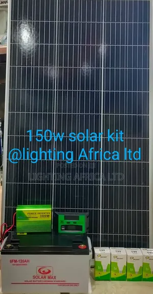 150w Solar + 120ah Battery Full Kit