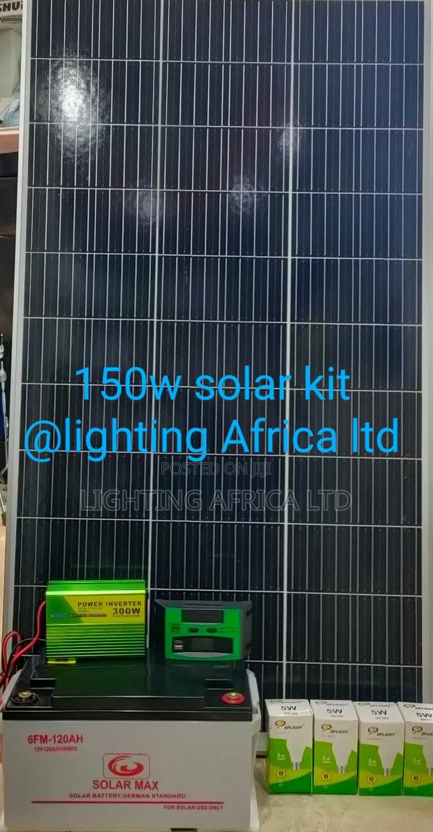 150w Solar + 120ah Battery Full Kit - main view
