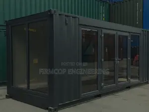 Full Sides Mirror Glazed Container Office