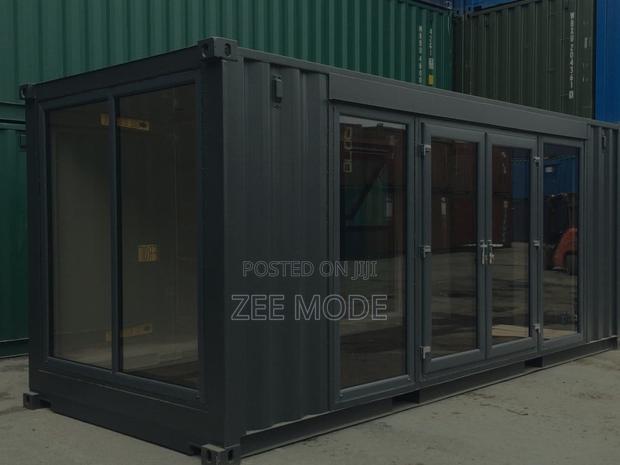 Full Sides Mirror Glazed Container Office - main view