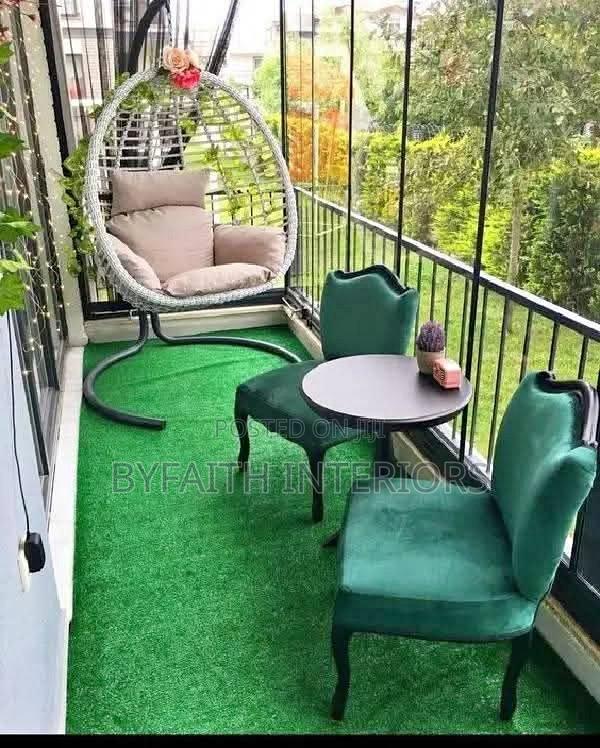 Green Artificial Grass Carpet - thumbnail 2