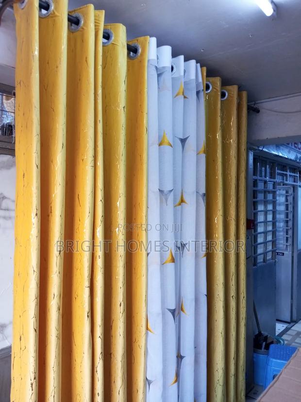Velvet Yellow With Lines Gold Patterns Available on Offer