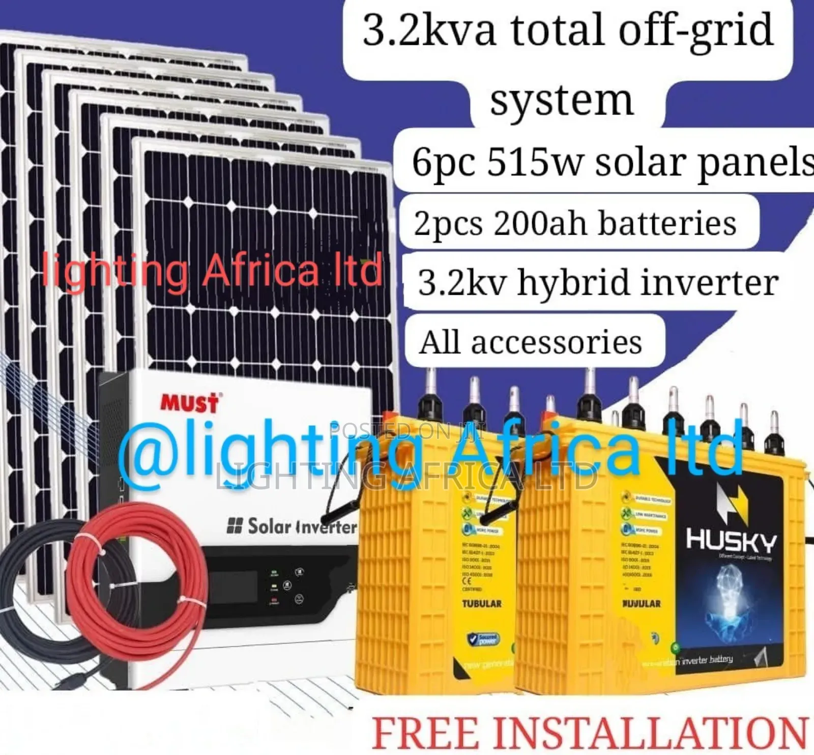 Perfect Home 3200w Hybrid Total Off-Grid System+ Free Installation