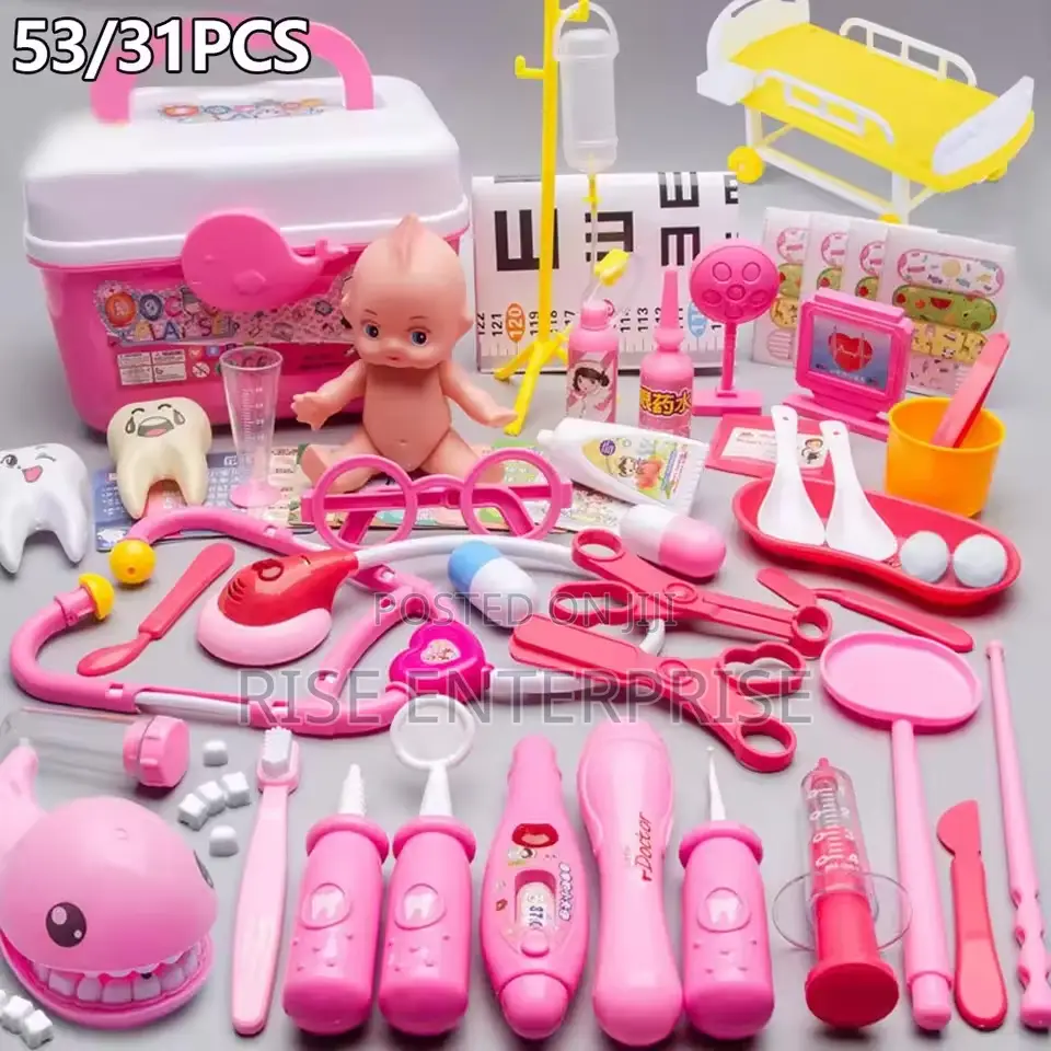 53pcs Children Doctor Playset