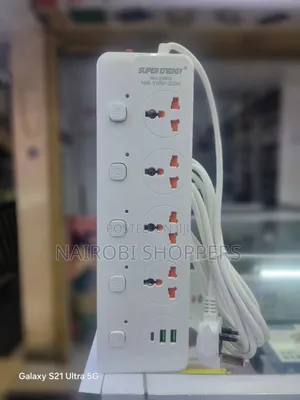 Power Extension 4ways,2 Usb Ports And Type C To C