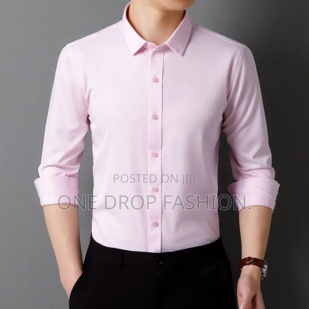 Men Business Long Sleeved Shirts - thumbnail 2