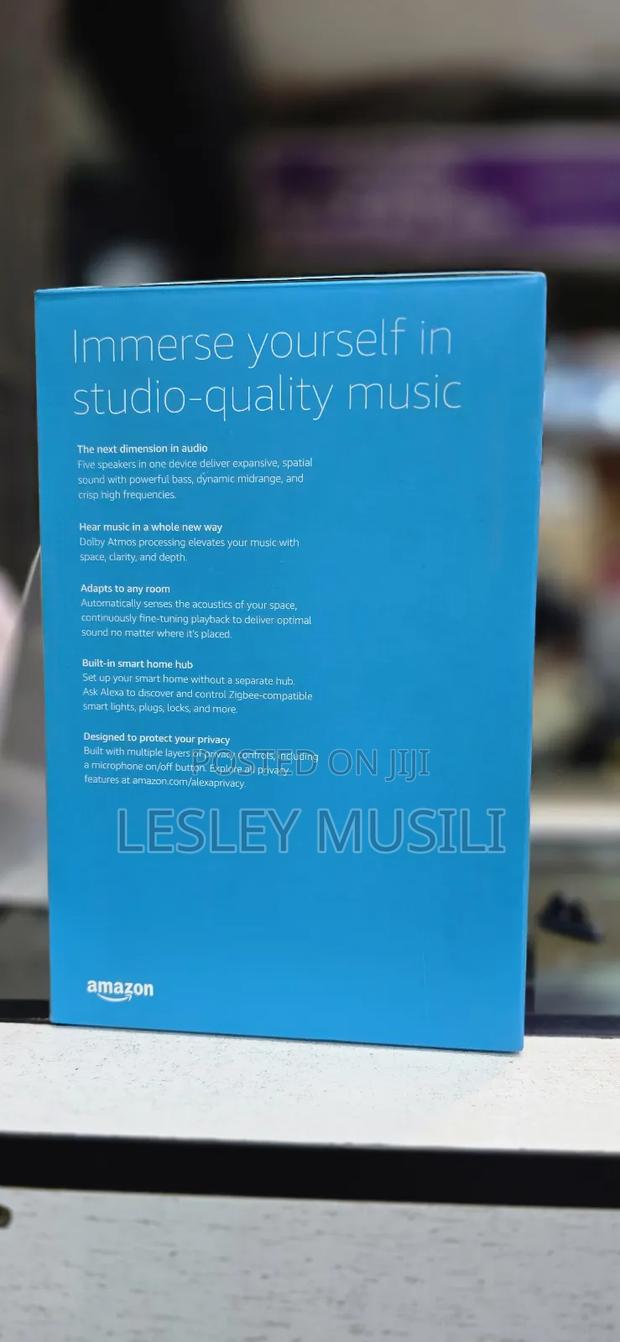 Amazon Echo Studio Smart Speaker (Newest Model) - thumbnail 4