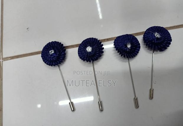Navyblue With White Spots Lapel Pins - thumbnail 3