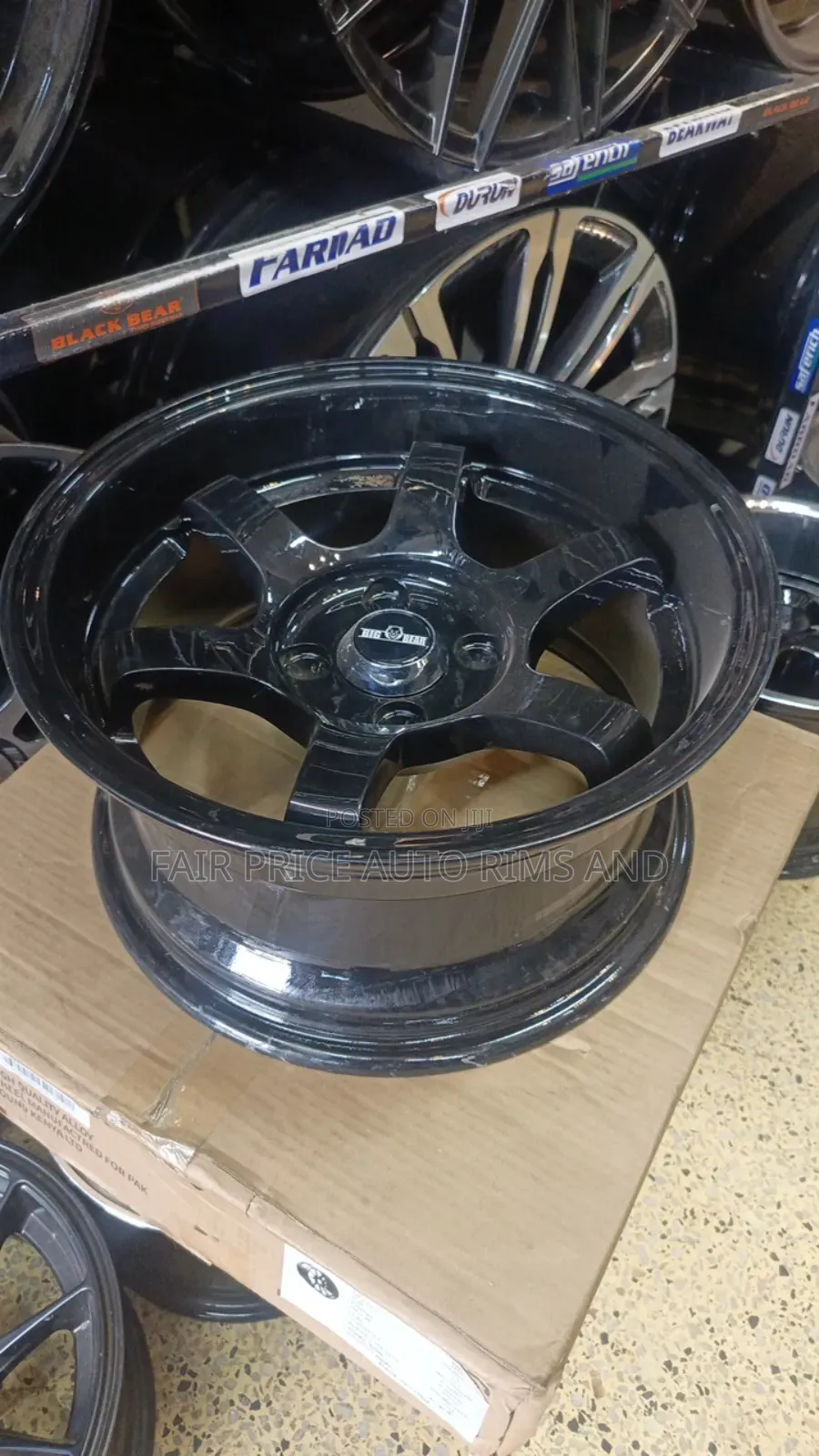 Offset Gloss Black 14 Inches Deep Dish