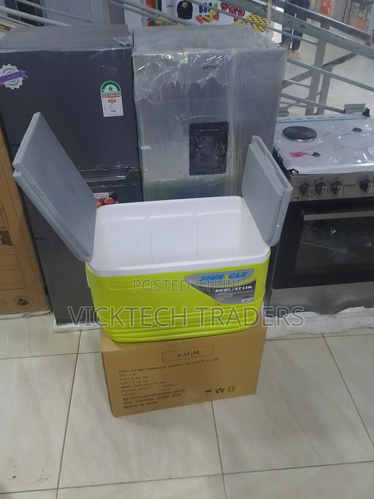 Cooler Box, Pinnacle 57 Litres Portable Cooler Box