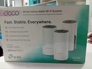 Tl-Deco E4 ∆° Tp Link Whole Home Mesh Wi-Fi System (3 Pack)