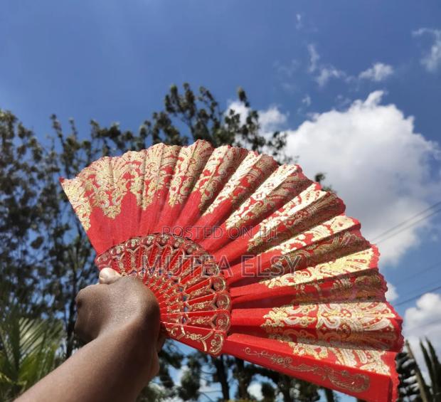 Red Medium Ladies Fans - main view