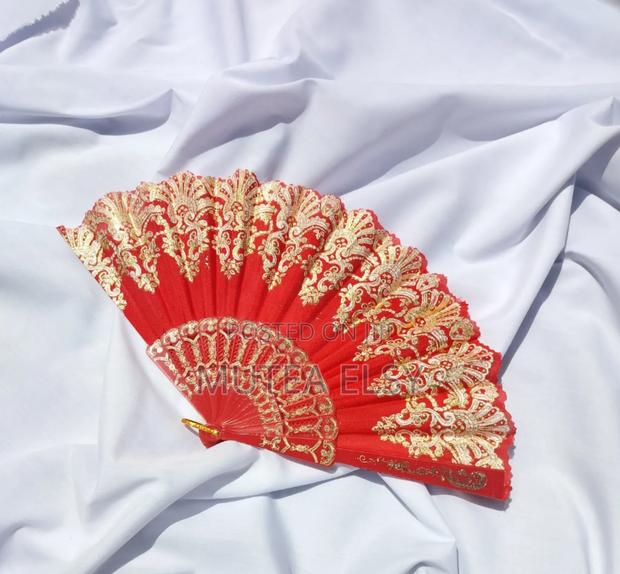 Red Medium Ladies Fans - thumbnail 3