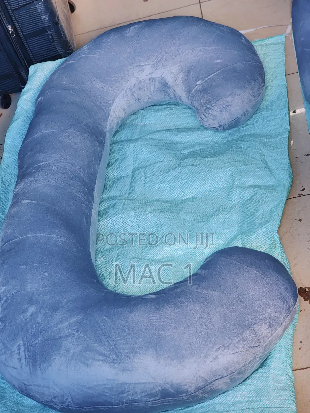 Velvet C Shape Pregnancy Pillow Soft Bouncy and Comfortable