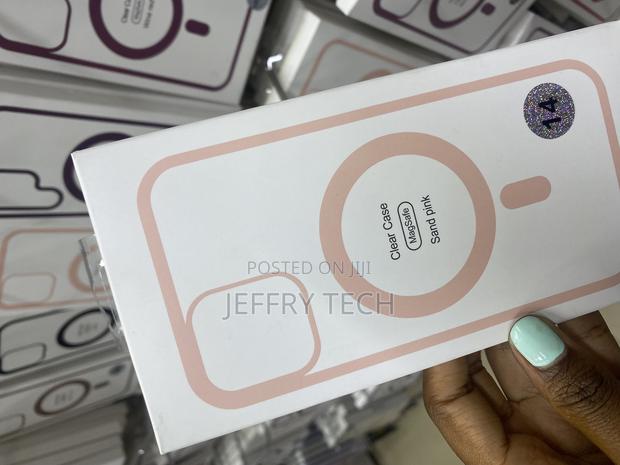 Bentoben iPhone 14 Magsafe Translucent Matte Case-Sandy Pink - thumbnail 2