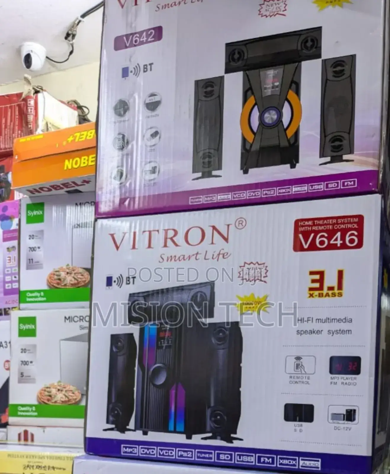 Vitron V646 3.1ch Home Theatre Sound System 10000w 