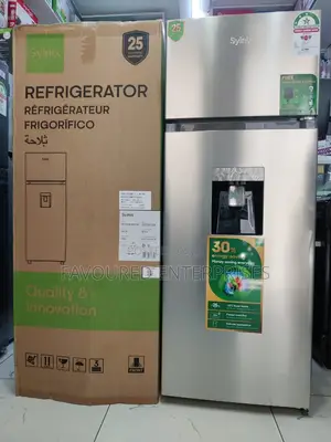 Syinix 210l Double Door Direct Cool Fridge,