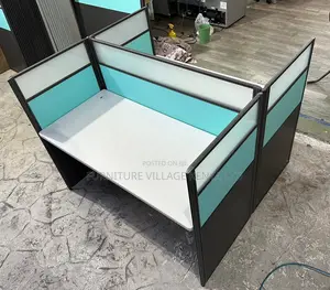 Workstation: U-Shaped Two-Person Office Workstation Desk