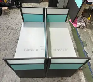 Workstation: U-Shaped Two-Person Office Workstation Desk