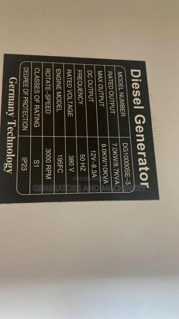 10kva Pulsar Generator - thumbnail 3