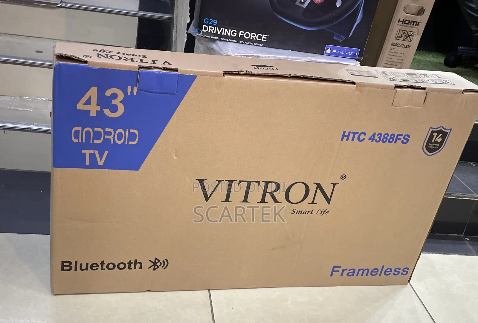 Vitron 43"Frameless Smart Tv