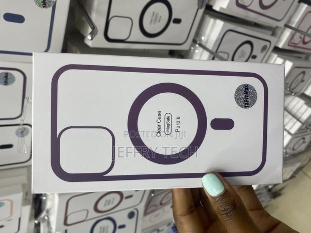 Wpcase Magnetic Clear Case for iPhone 13 Pro Max Purple - main view