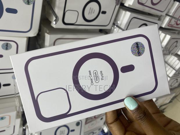 Wpcase Magnetic Clear Case for iPhone 13 Pro Max Purple - thumbnail 2