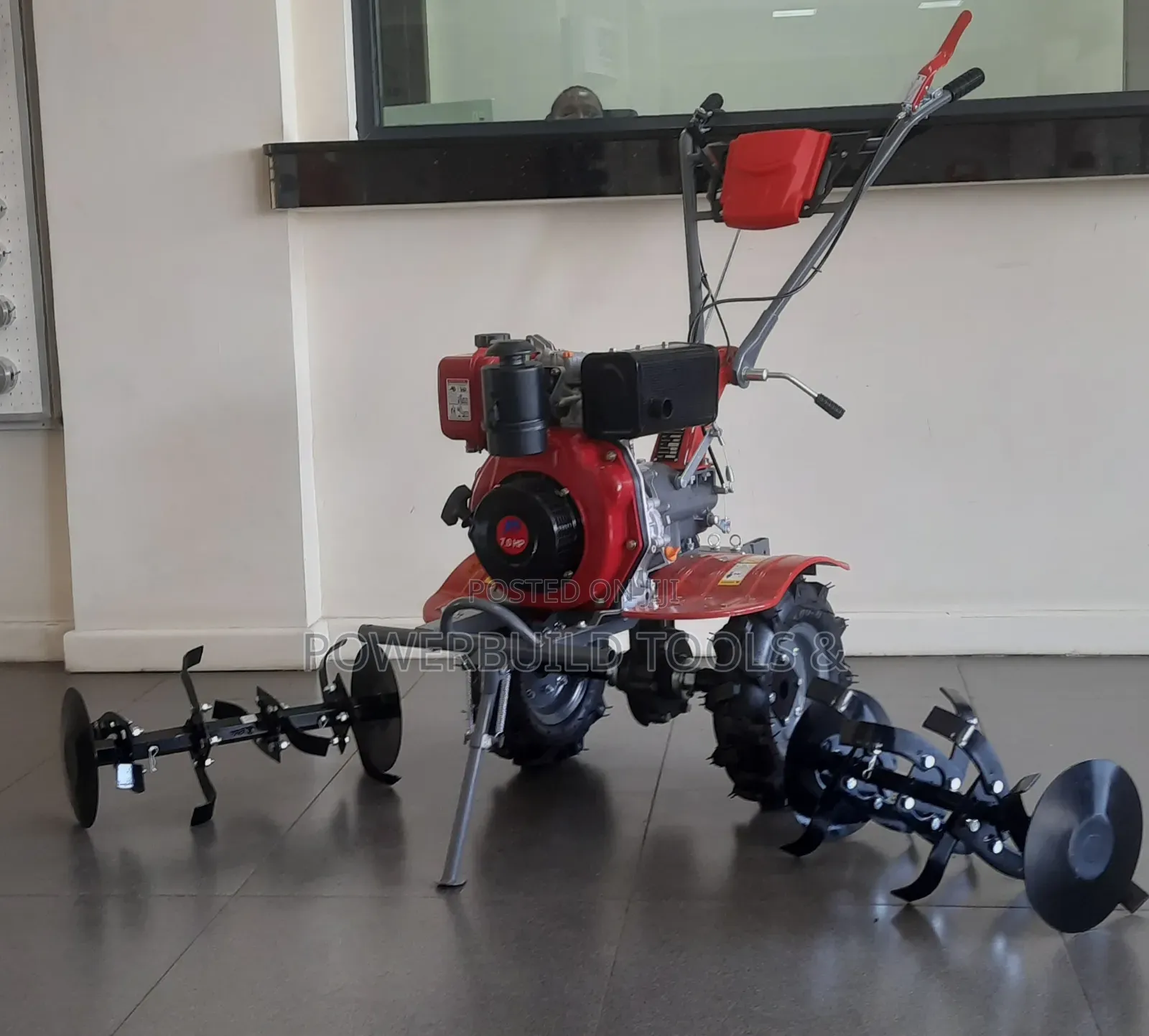 Jiadi Diesel Walking Tractor With 7hp Aircooled Engine