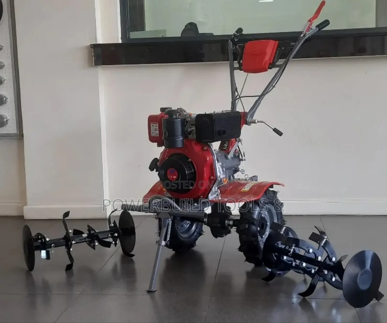 Jiadi Diesel Walking Tractor With 7hp Aircooled Engine