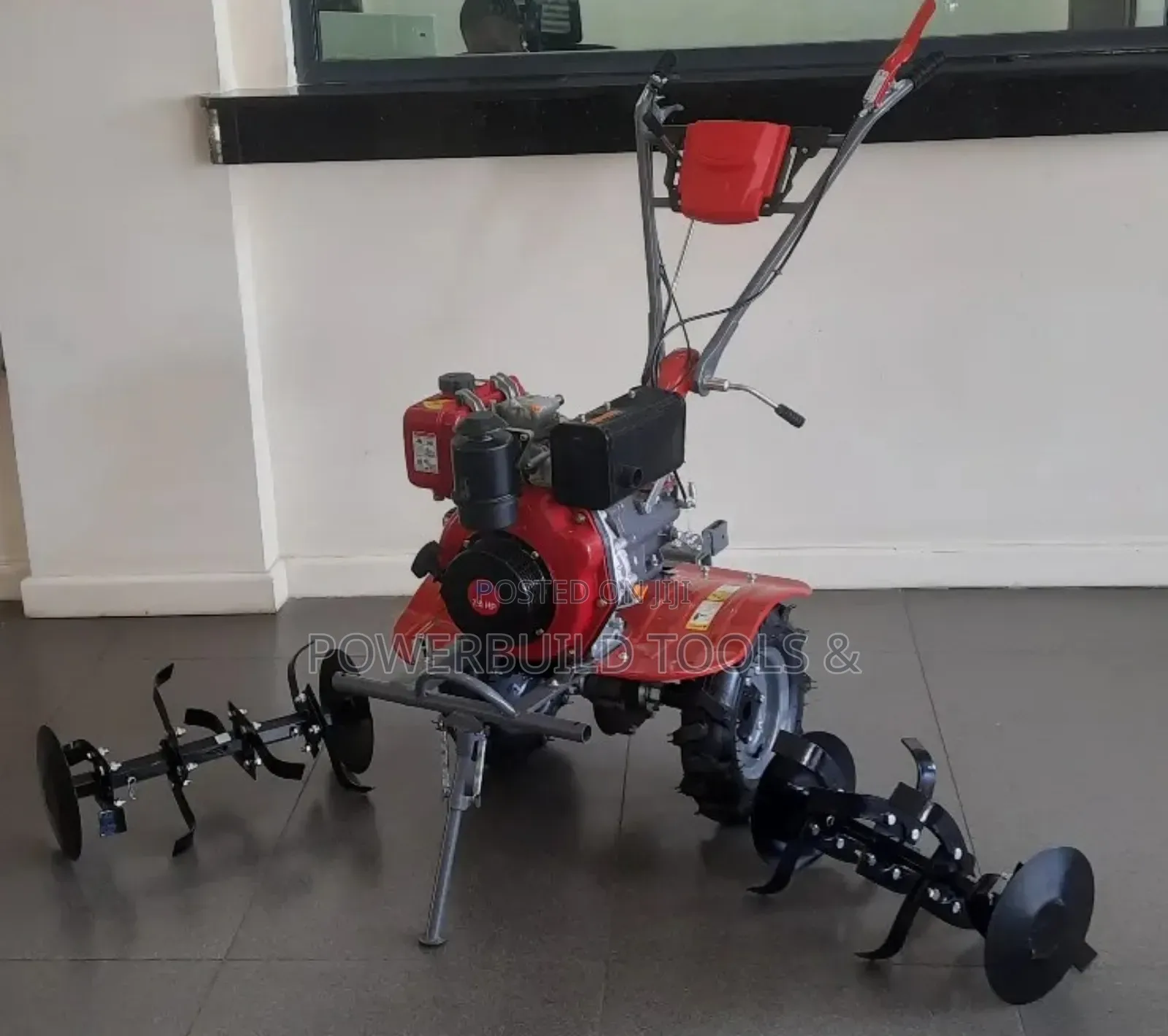 Jiadi Diesel Walking Tractor With 7hp Aircooled Engine