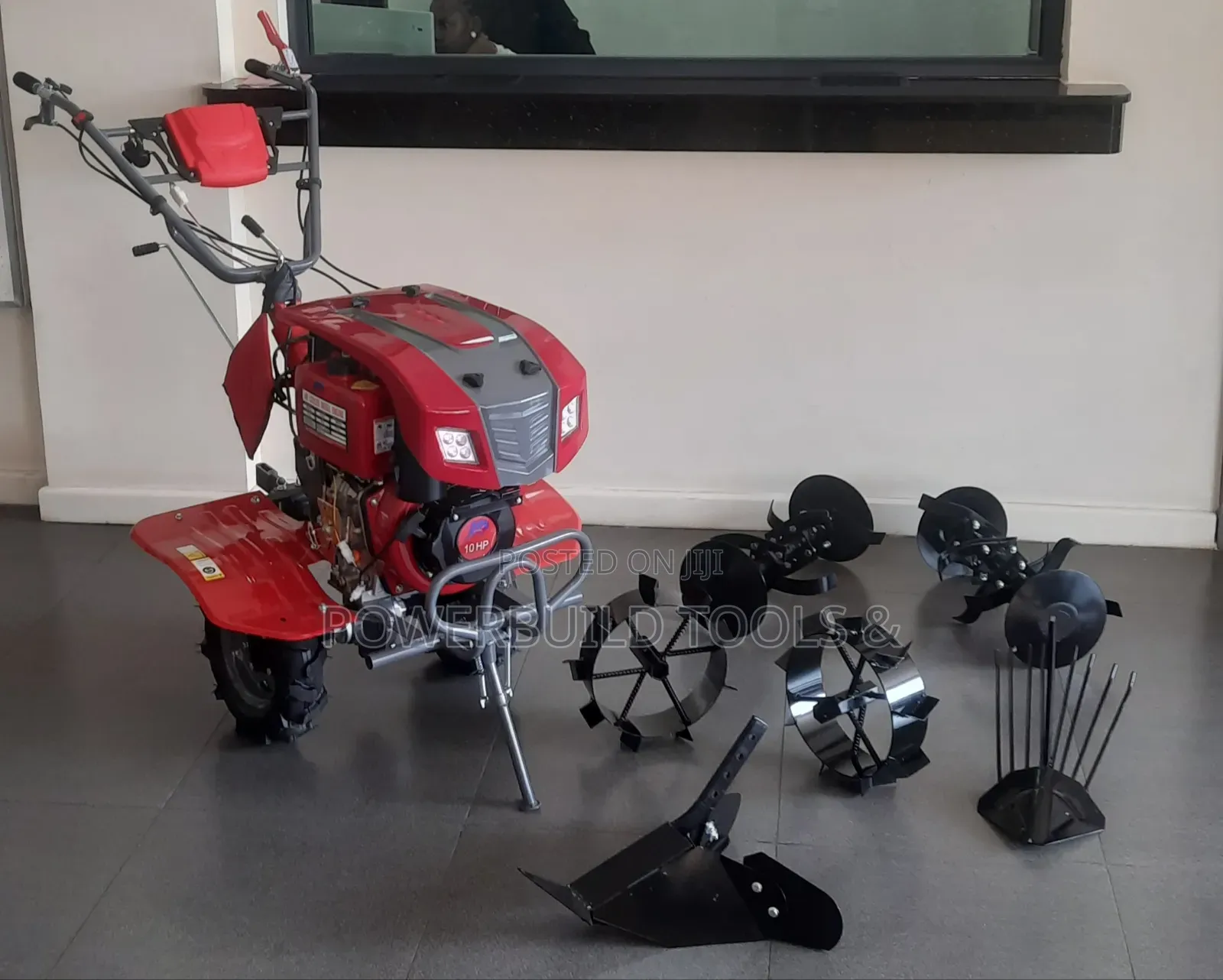 Jiadi 10hp Diesel Powered Engine Keystart Tractor