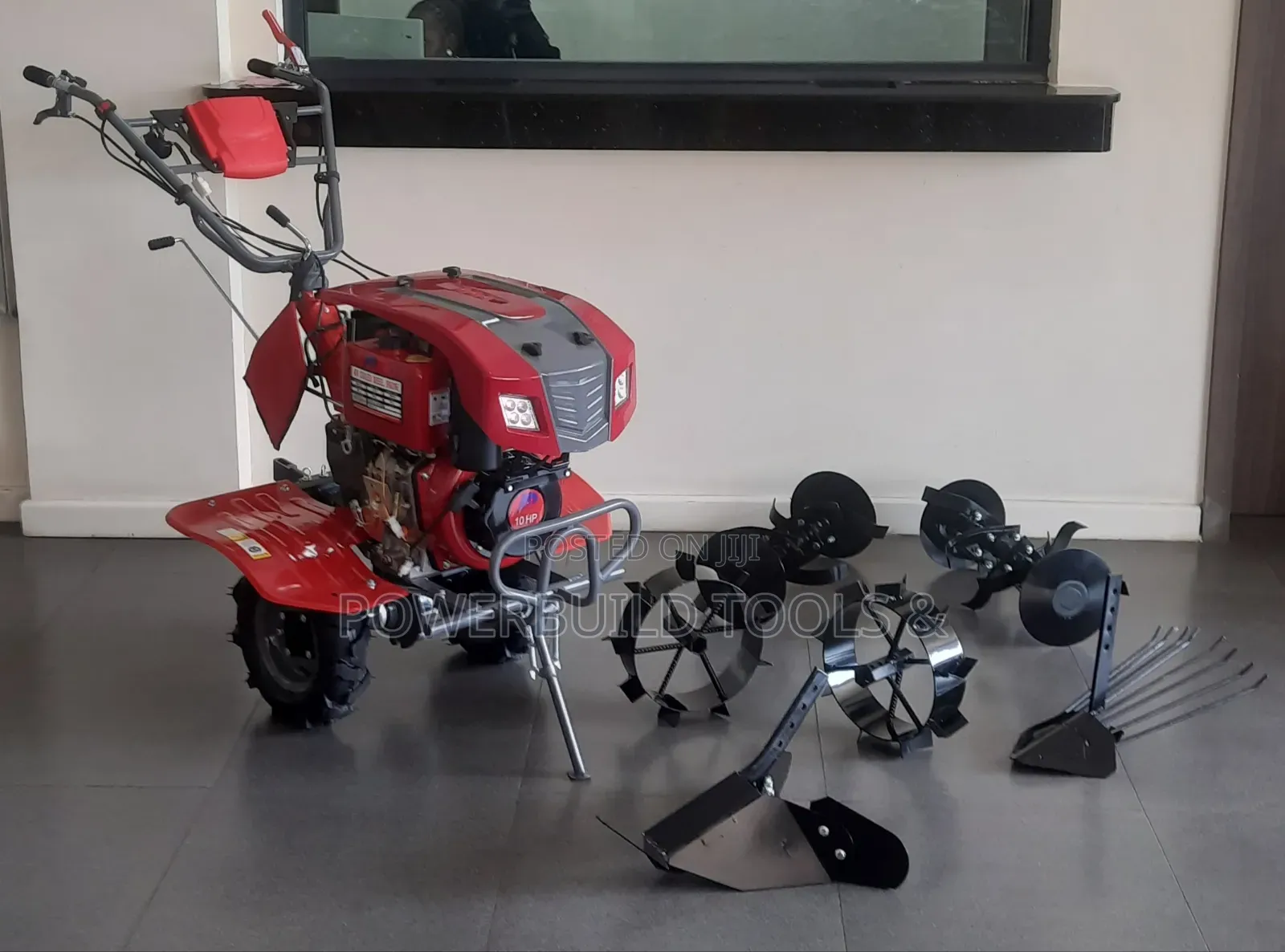 Jiadi 10hp Diesel Powered Engine Keystart Tractor