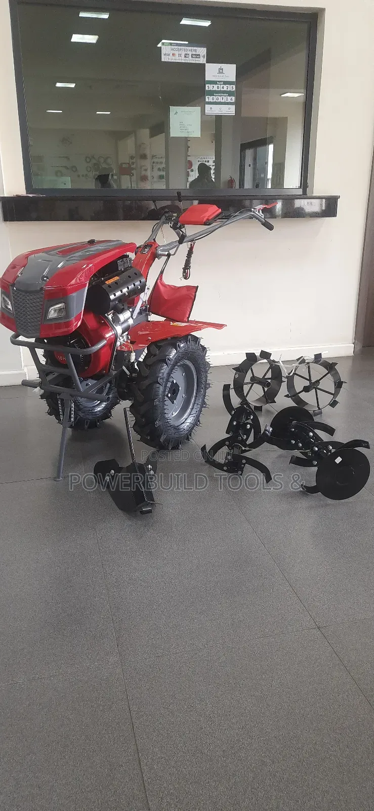 16hp Jd Power Tiller Key Start Comes With Engine Cover