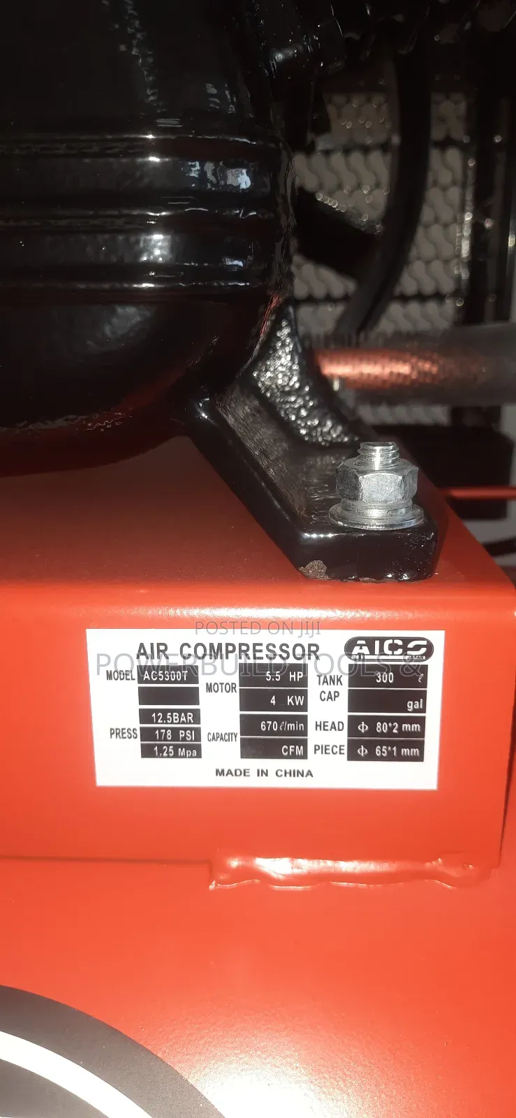 300l Three Phase 3 Piston Electric Compressor Aico Japan