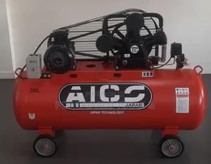 300l Three Phase 3 Piston Electric Compressor Aico Japan