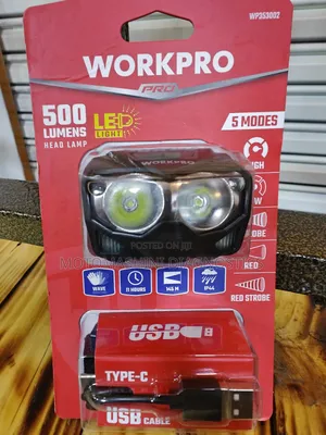 Workpro 500lumens Rechargeable Head Fastening Working Light