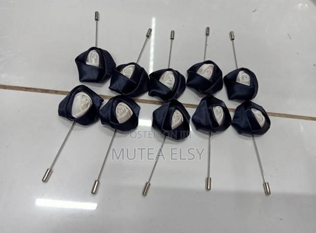 Black White Lapel Pins - main view